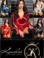 Sexy kombinéza K9608 Satin Look - Koucla