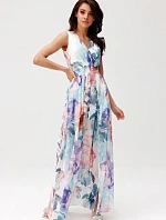 Denní šaty SUK477-195908 tyrkysové - Roco Fashion