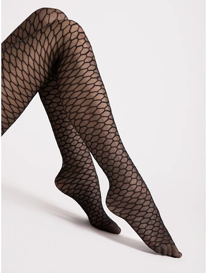 Dámské punčochové kalhoty G  20 den Černá vzor  model 21748032 - Fiore