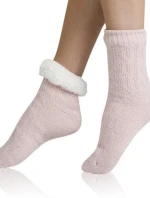 Extrémně teplé ponožky EXTRA WARM SOCKS Pudr růžová - BELLINDA
