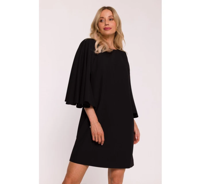 Dámské mini šaty S426 Černá - Stylove Dámské mini šaty S426 Černá - Stylove