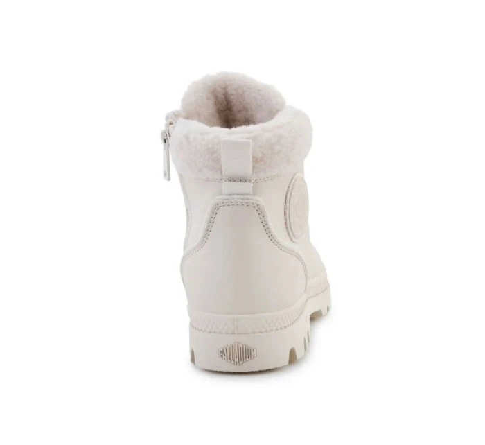 Dámské zateplené kotníkové boty Pampa Hi Snow Warm W 94380-175-M Ecru - Palladium Dámské zateplené kotníkové boty Pampa Hi Snow Warm W 94380-175-M Ecru - Palladium