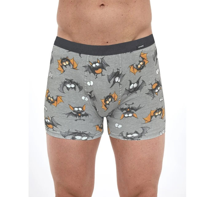 Pánské boxerky Tattoo BAT 280/252 Šedá vzor - Cornette Pánské boxerky Tattoo BAT 280/252 Šedá vzor - Cornette