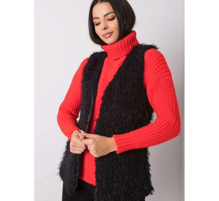 Dámská vesta TW KZ 1402.10P Černá - Och Bella Dámská vesta TW KZ 1402.10P Černá - Och Bella