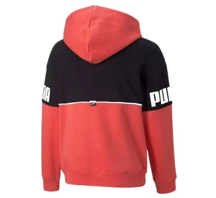 Dětská mikina Jr 670205 35 Černá s korálovou - Puma Dětská mikina Jr 670205 35 Černá s korálovou - Puma