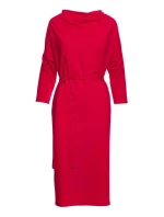 Pletené šaty S403 červené - Stylove Pletené šaty S403 červené - Stylove