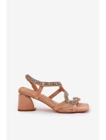 Dámské sandály 56C1374 tělové - Artiker Dámské sandály 56C1374 tělové - Artiker