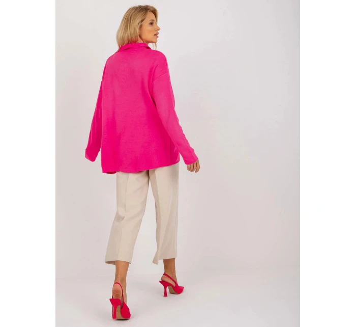 Dámský svetr LC SW 2261 .00P fluo růžová - FPrice Dámský svetr LC SW 2261 .00P fluo růžová - FPrice