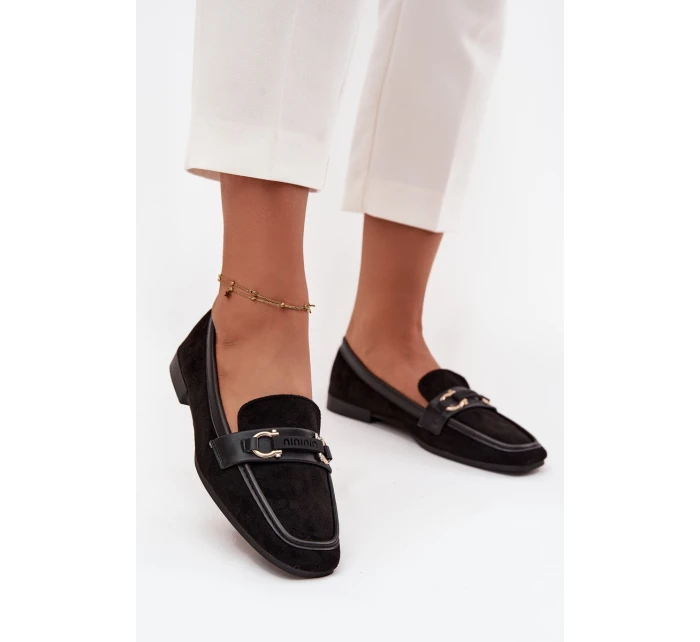 Dámské mokasíny H8-515 černé - Sweet shoes Dámské mokasíny H8-515 černé - Sweet shoes