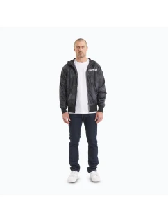 Pánská přechodová bunda Athletic Logo černo-šedá - Pitbull