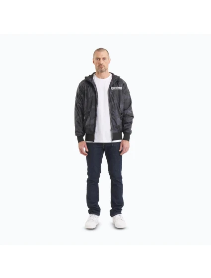 Pánská přechodová bunda Athletic Logo černo-šedá - Pitbull Pánská přechodová bunda Athletic Logo černo-šedá - Pitbull