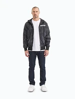 Pánská přechodová bunda Athletic Logo černo-šedá - Pitbull