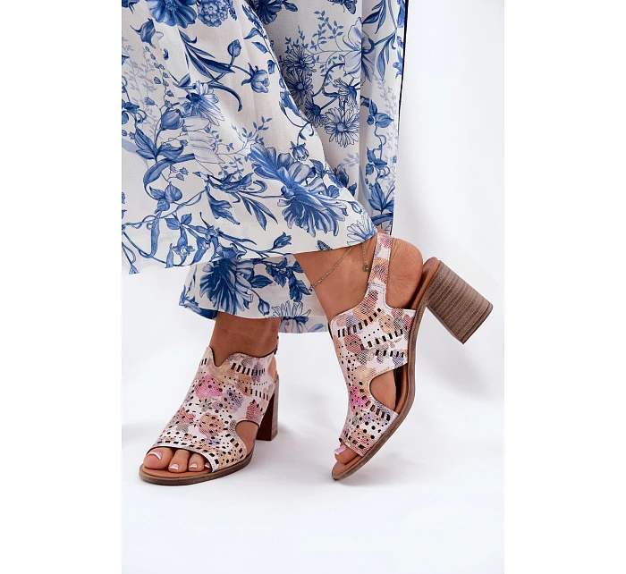 Dámské sandály RM24125 růžové - Jezzi Dámské sandály RM24125 růžové - Jezzi