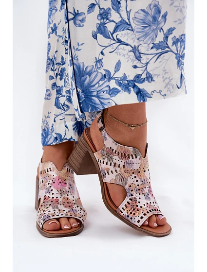 Dámské sandály RM24125 růžové - Jezzi Dámské sandály RM24125 růžové - Jezzi