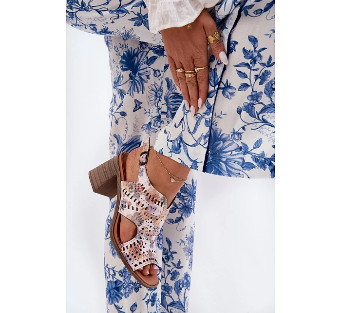 Dámské sandály RM24125 růžové - Jezzi Dámské sandály RM24125 růžové - Jezzi