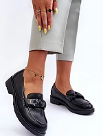 Kožené mokasíny HY335 černé - S.Barski