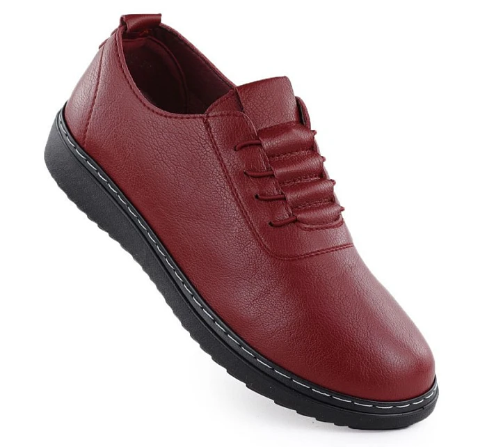 Dámská pohodlná obuv 24PB02-5933 bordó - UNISOFT Dámská pohodlná obuv 24PB02-5933 bordó - UNISOFT