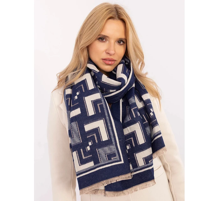 Šála AT SZ 23158.32 modro-bílá - FPrice Šála AT SZ 23158.32 modro-bílá - FPrice