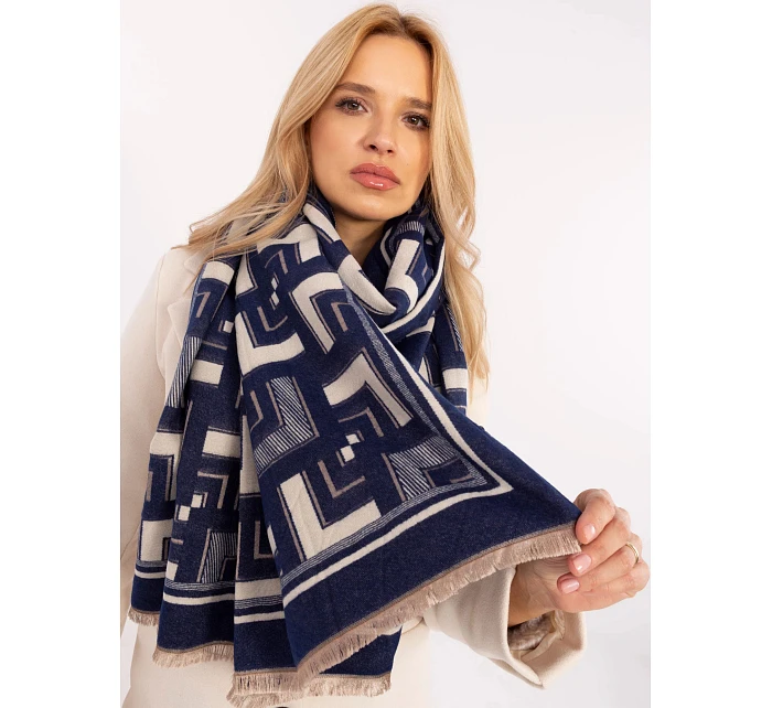 Šála AT SZ 23158.32 modro-bílá - FPrice Šála AT SZ 23158.32 modro-bílá - FPrice