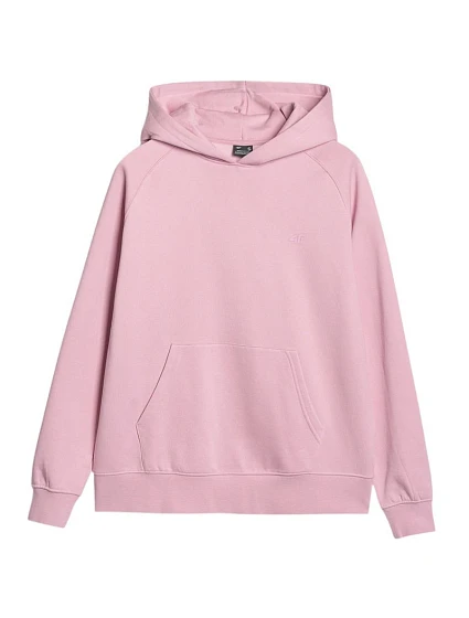 Dámská mikina W 4FWMM00TSWSF1764 56S starorůžová - 4F