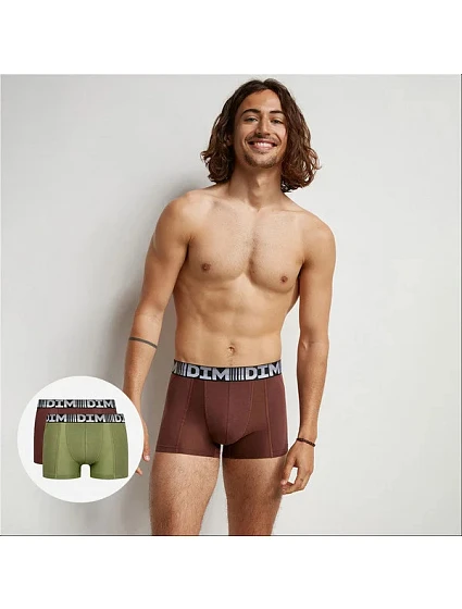 Pánské boxerky 2ks COTTON 3D FLEX AIR BOXER  - DIM