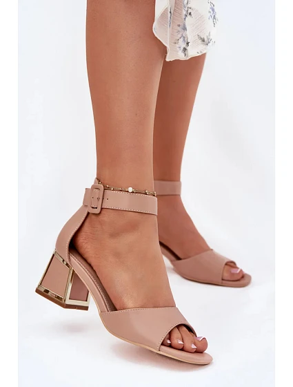 Sandály 25SC35 béžové - Step in style