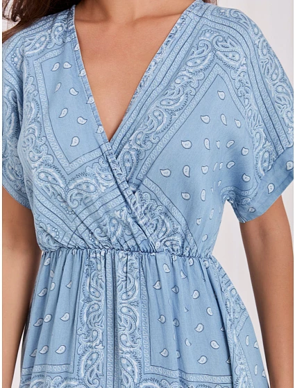 Dámské šaty IT SK model 22366734 světle modré - FPrice Dámské šaty IT SK model 22366734 světle modré - FPrice