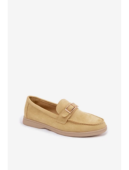 Dámské mokasíny s přezkou žluté model 22384866 - Joalice Dámské mokasíny s přezkou žluté model 22384866 - Joalice