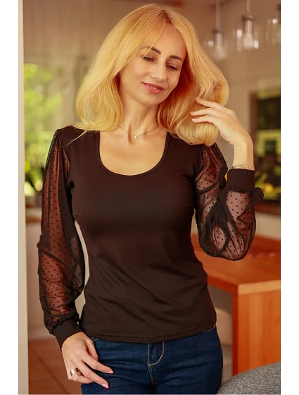 Dámská halenka Ellen 214182 černá - Mirale Dámská halenka Ellen 214182 černá - Mirale