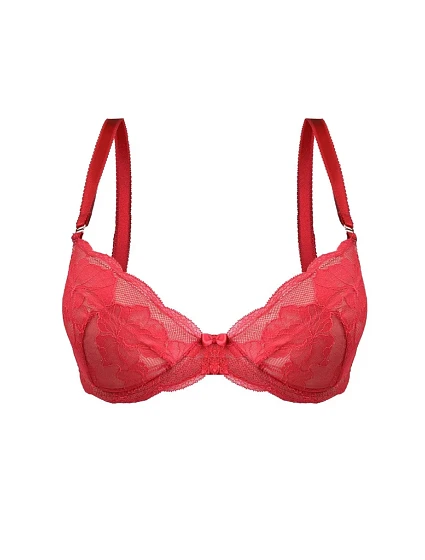 Dámská podprsenka AMELIA PUSH UP model 22401207 červená - MEDIOLANO