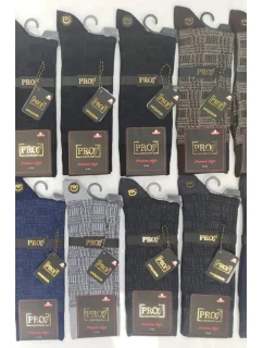 PÁNSKÉ PONOŽKY PRO 16634 41-44 MIX