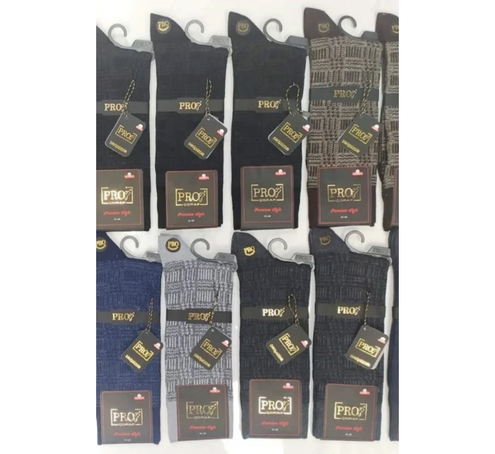 PÁNSKÉ PONOŽKY PRO 16634 41-44 MIX PÁNSKÉ PONOŽKY PRO 16634 41-44 MIX