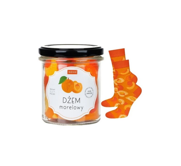 PONOŽKY SOXO VE SKLENICI - MERUŇKOVÝ DŽEM PONOŽKY SOXO VE SKLENICI - MERUŇKOVÝ DŽEM