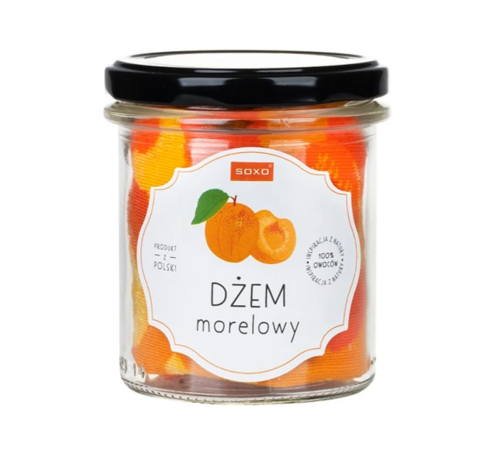 PONOŽKY SOXO VE SKLENICI - MERUŇKOVÝ DŽEM PONOŽKY SOXO VE SKLENICI - MERUŇKOVÝ DŽEM