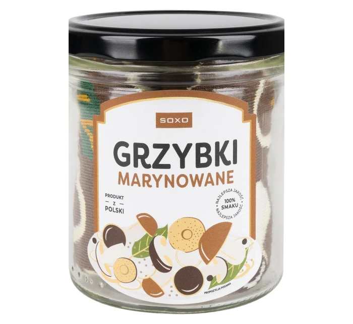 SOXO PONOŽKY VE SKLENICI - NAKLÁDANÉ HOUBY SOXO PONOŽKY VE SKLENICI - NAKLÁDANÉ HOUBY