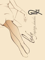 LADY WILLA - DÁMSKÉ PUNČOCHÁČE, HLADKÉ BAVLNĚNÉ