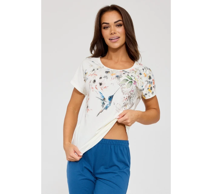 DÁMSKÉ PYŽAMO KR 369/345 FLORIS DÁMSKÉ PYŽAMO KR 369/345 FLORIS