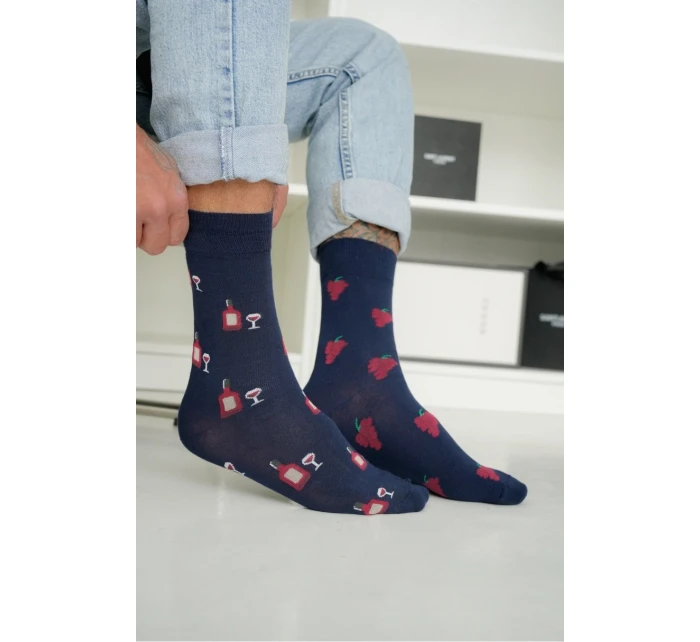 Pánské ponožky s vínem (dvě velikosti) 0125.137 Pánské ponožky s vínem (dvě velikosti) 0125.137