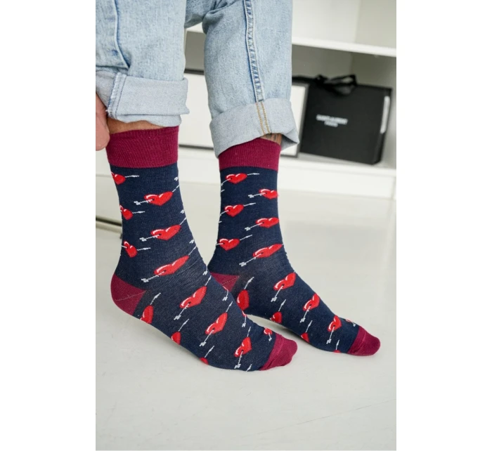 Pánské ponožky Srdce a šípy 0125.136 Pánské ponožky Srdce a šípy 0125.136