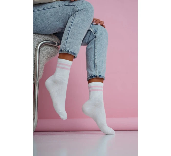 Skarpetki damskie Paski model 22034476 - Milena Skarpetki damskie Paski model 22034476 - Milena