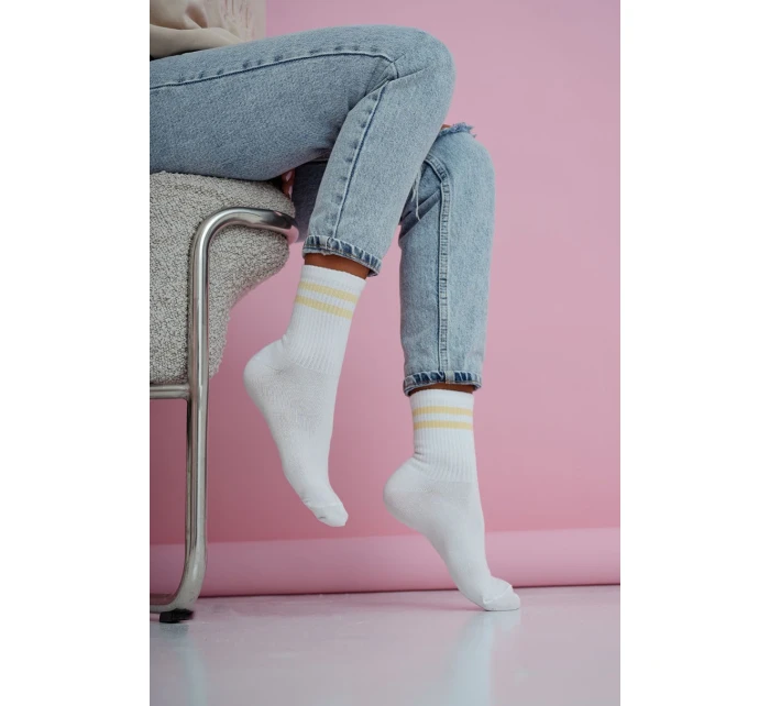 Skarpetki damskie Paski model 22034476 - Milena Skarpetki damskie Paski model 22034476 - Milena