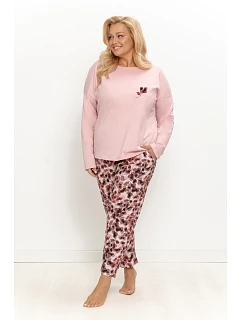 3653 DÁMSKÉ DLOUHÉ PYŽAMO ARDENIA 2XL–3XL