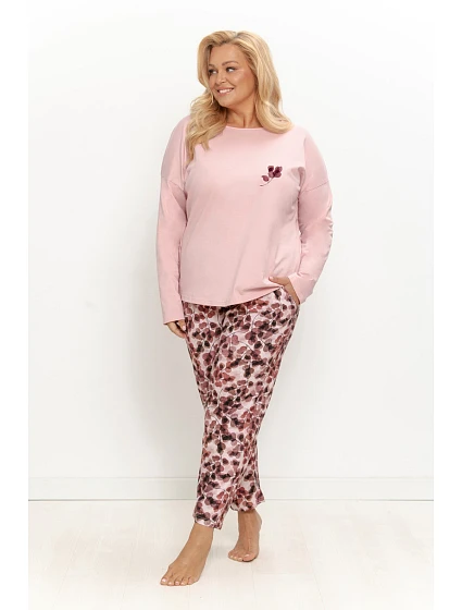 3653 DÁMSKÉ DLOUHÉ PYŽAMO ARDENIA 2XL–3XL 3653 DÁMSKÉ DLOUHÉ PYŽAMO ARDENIA 2XL–3XL