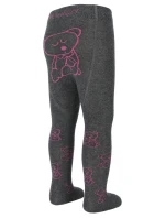 RAJSTOPY KOMPUTEROWE 3 X ABS DZIEWCZĘCE 80-86 BRĄZ 80-86