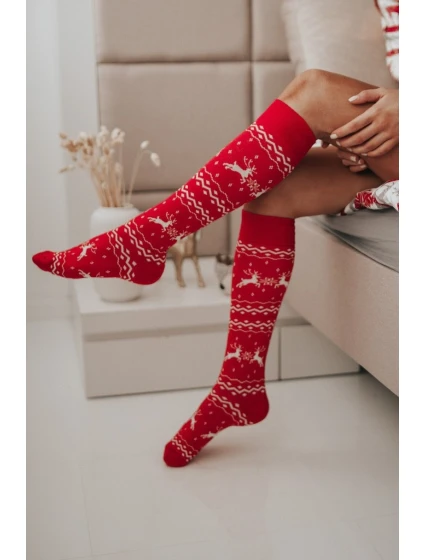 Dámské vánoční podkolenky 1269.001