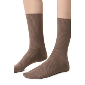 DÁMSKÉ PONOŽKY PRESSLESS 062 DARK BEIGE 38-40