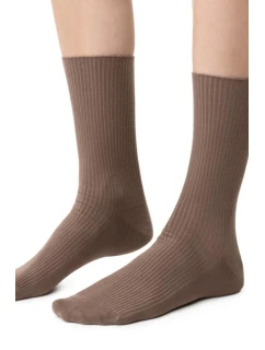 DÁMSKÉ PONOŽKY PRESSLESS 062 DARK BEIGE 38-40