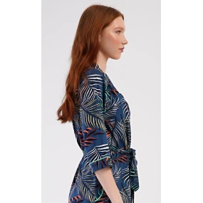 Dámské domácí šaty s krátkým rukávem Medvídek Dámské domácí šaty s krátkým rukávem Medvídek