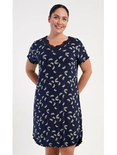 Dámská noční košile s krátkým rukávem Butterflies