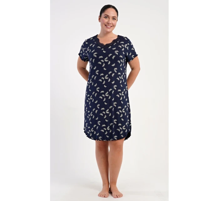 Dámská noční košile s krátkým rukávem Butterflies Dámská noční košile s krátkým rukávem Butterflies
